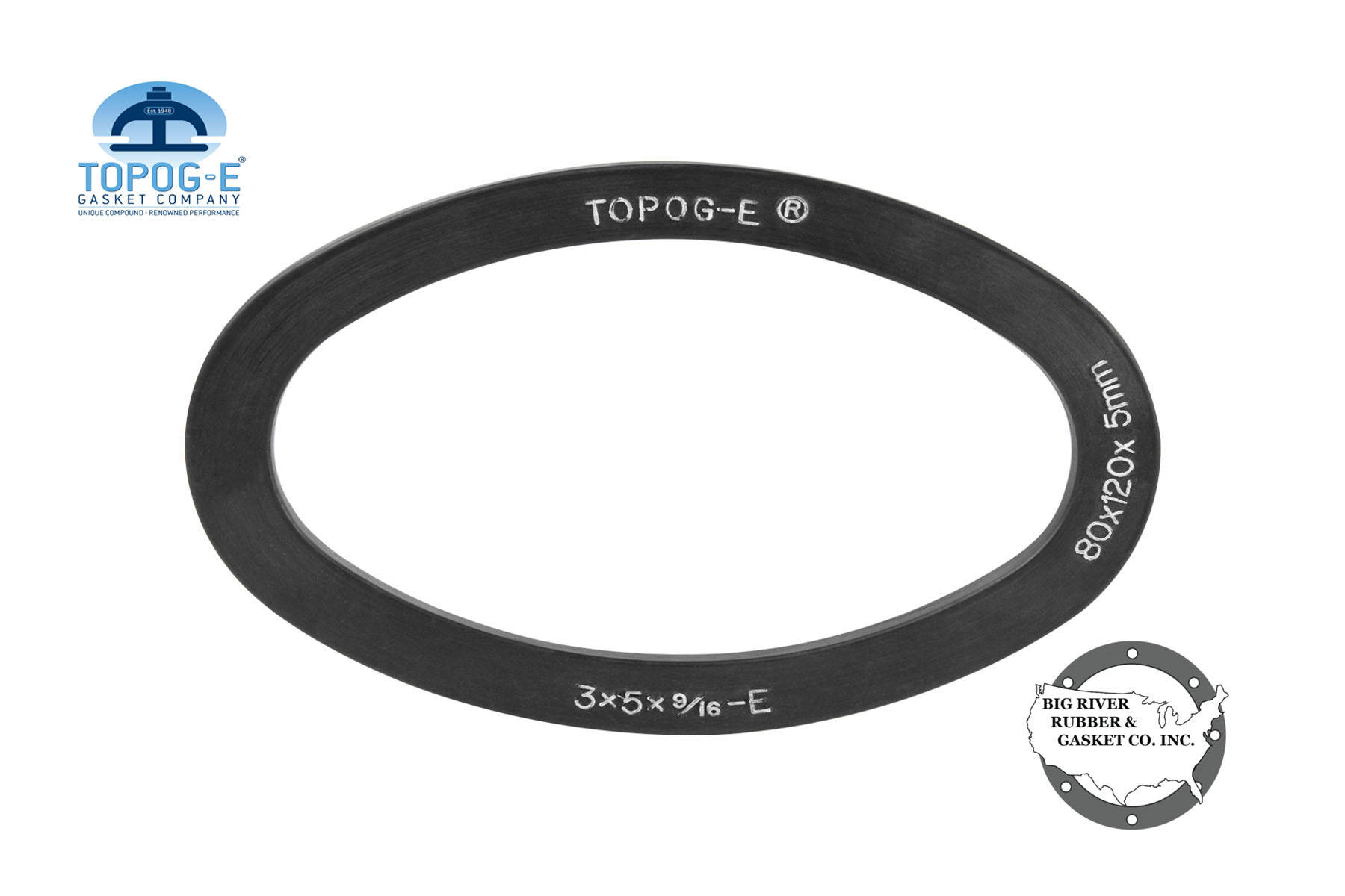 Topog E Boiler Gasket X X Big River Rubber Gasket