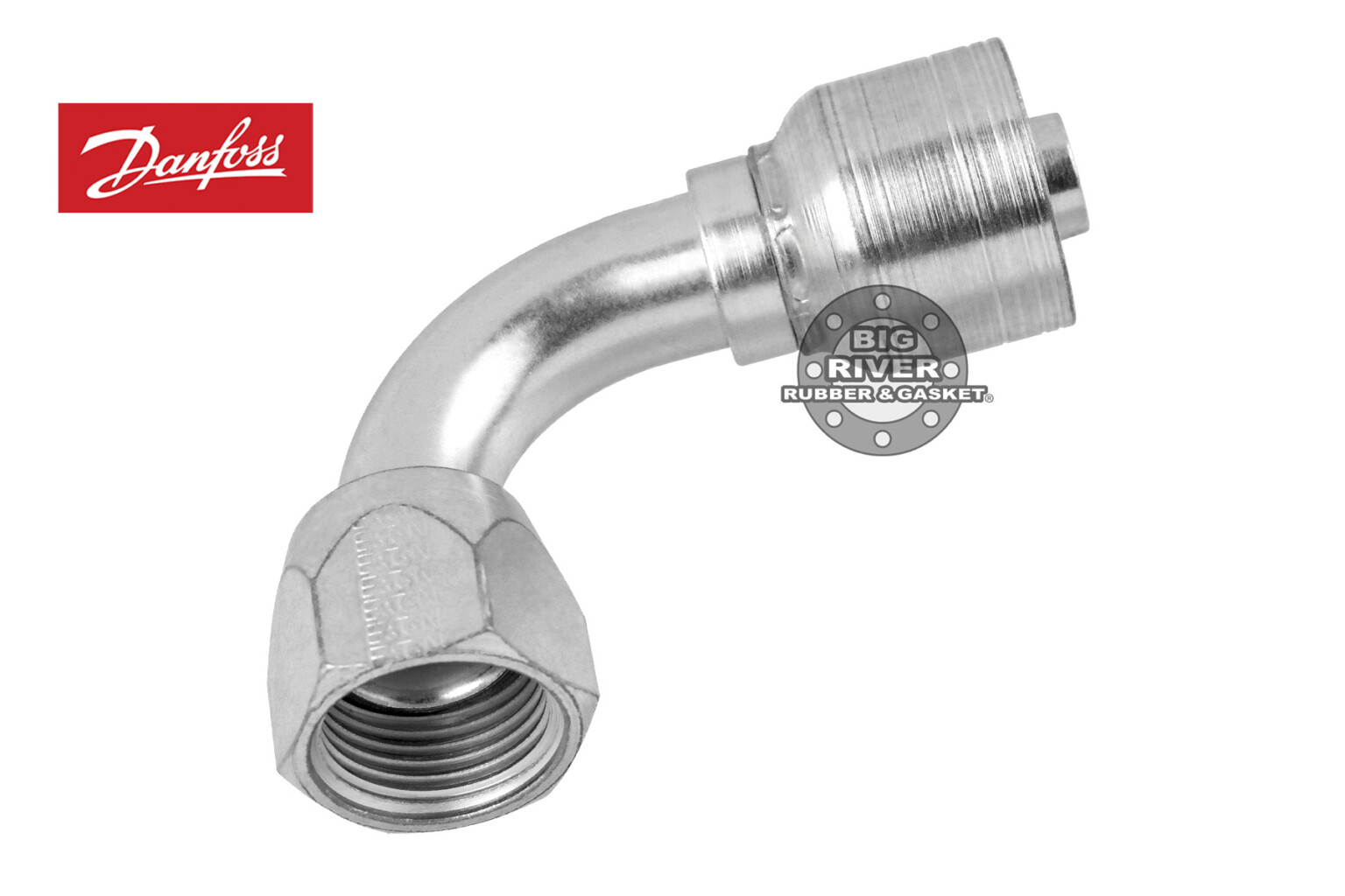 FJB 1AA12FJB10 Danfoss Aeroquip JIC 37 Female Swivel 90 Elbow TTC