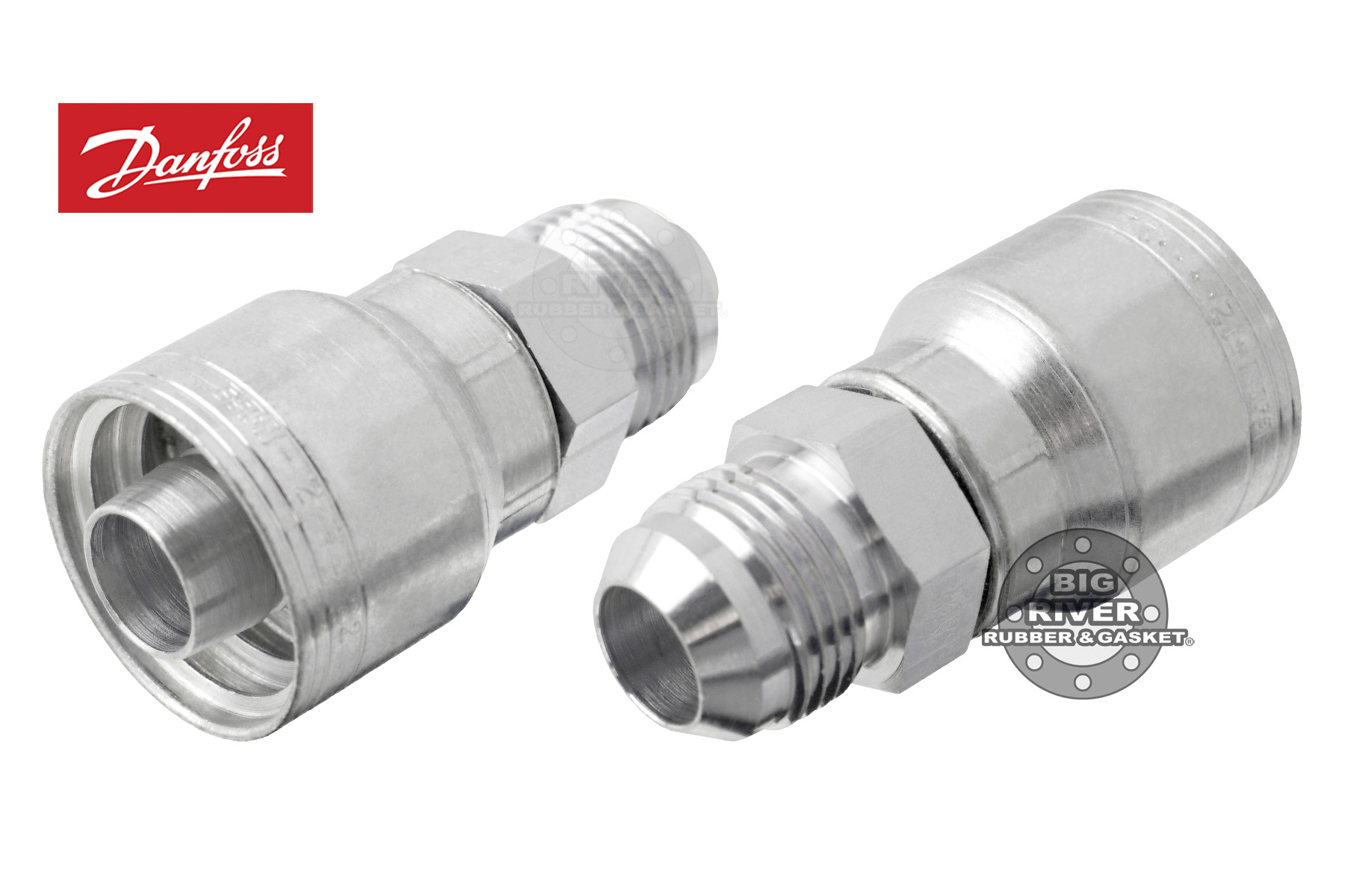 Mj Aa Mj Danfoss Aeroquip Male Jic Sae Ttc Crimp Fitting