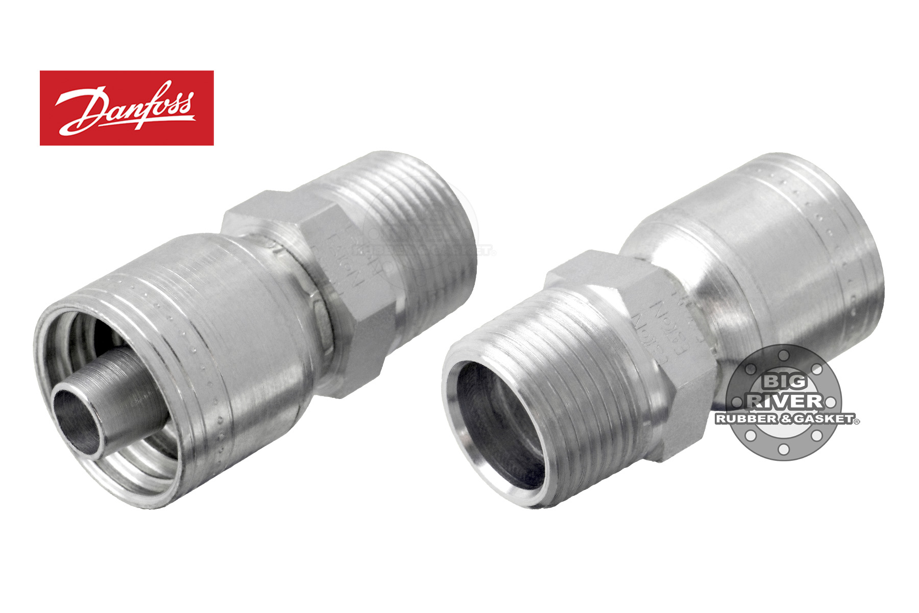 Mp Aa Mp Danfoss Aeroquip Male Pipe Ttc Crimp Fitting Big River