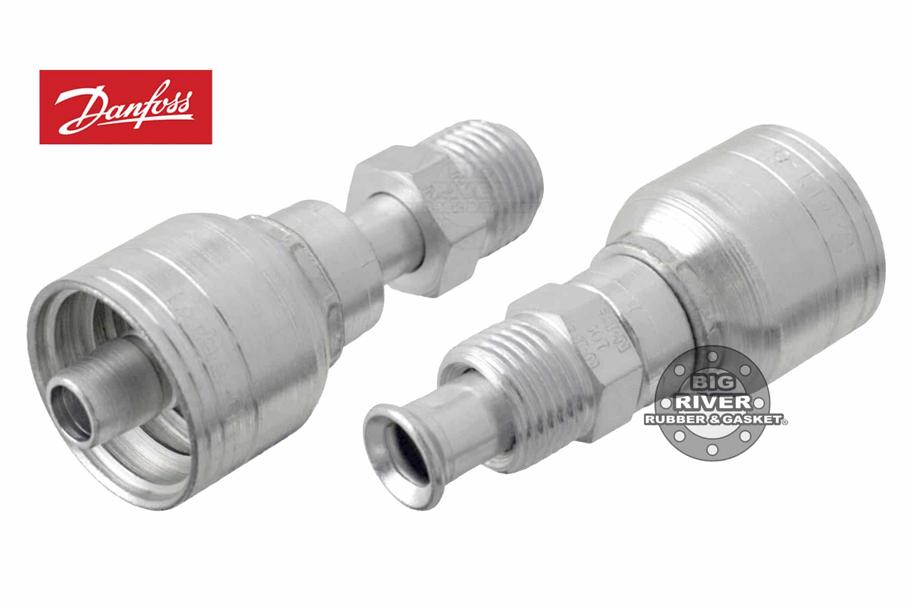 Mf Aa Mf Danfoss Aeroquip Male Sae Inverted Flare Swivel Ttc Crimp