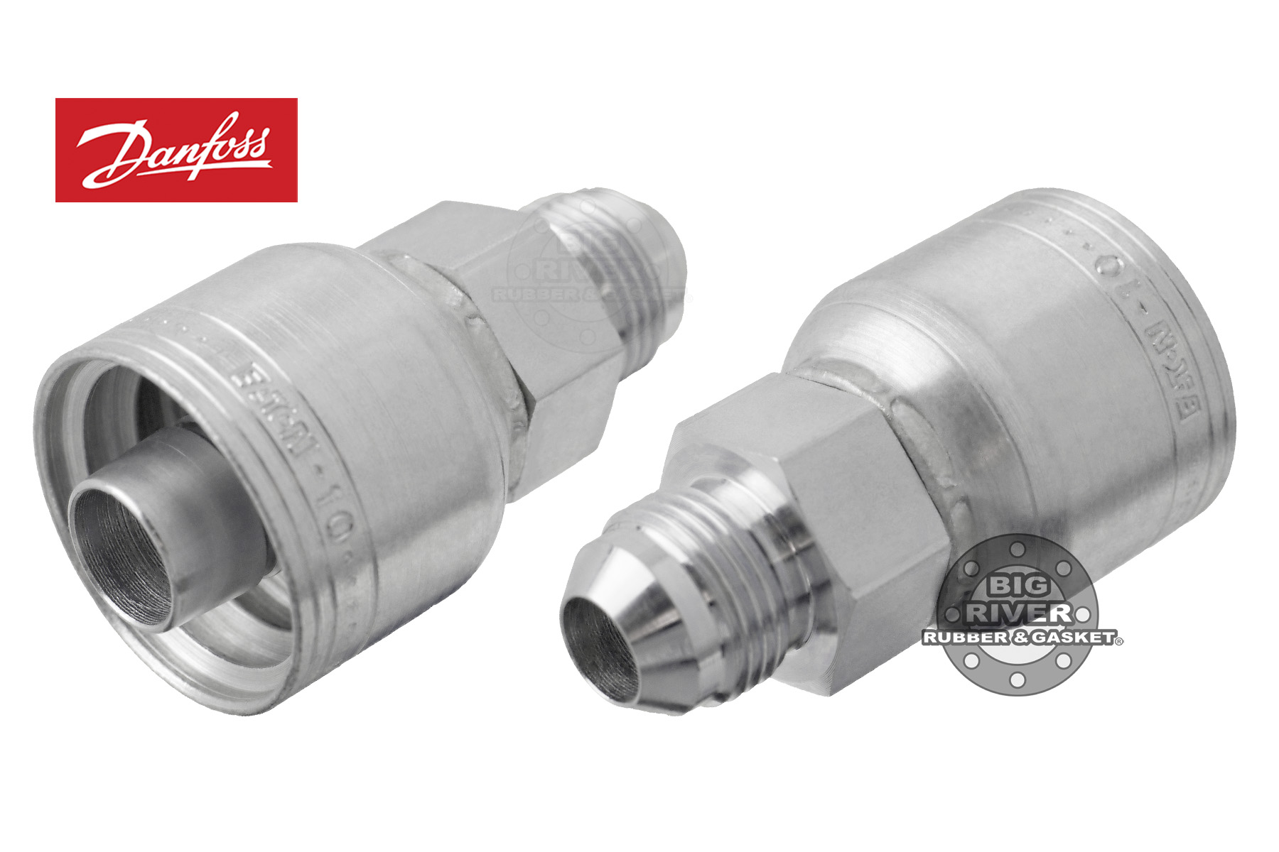 Mj Aa Mj Danfoss Aeroquip Male Jic Sae Ttc Crimp Fitting Big