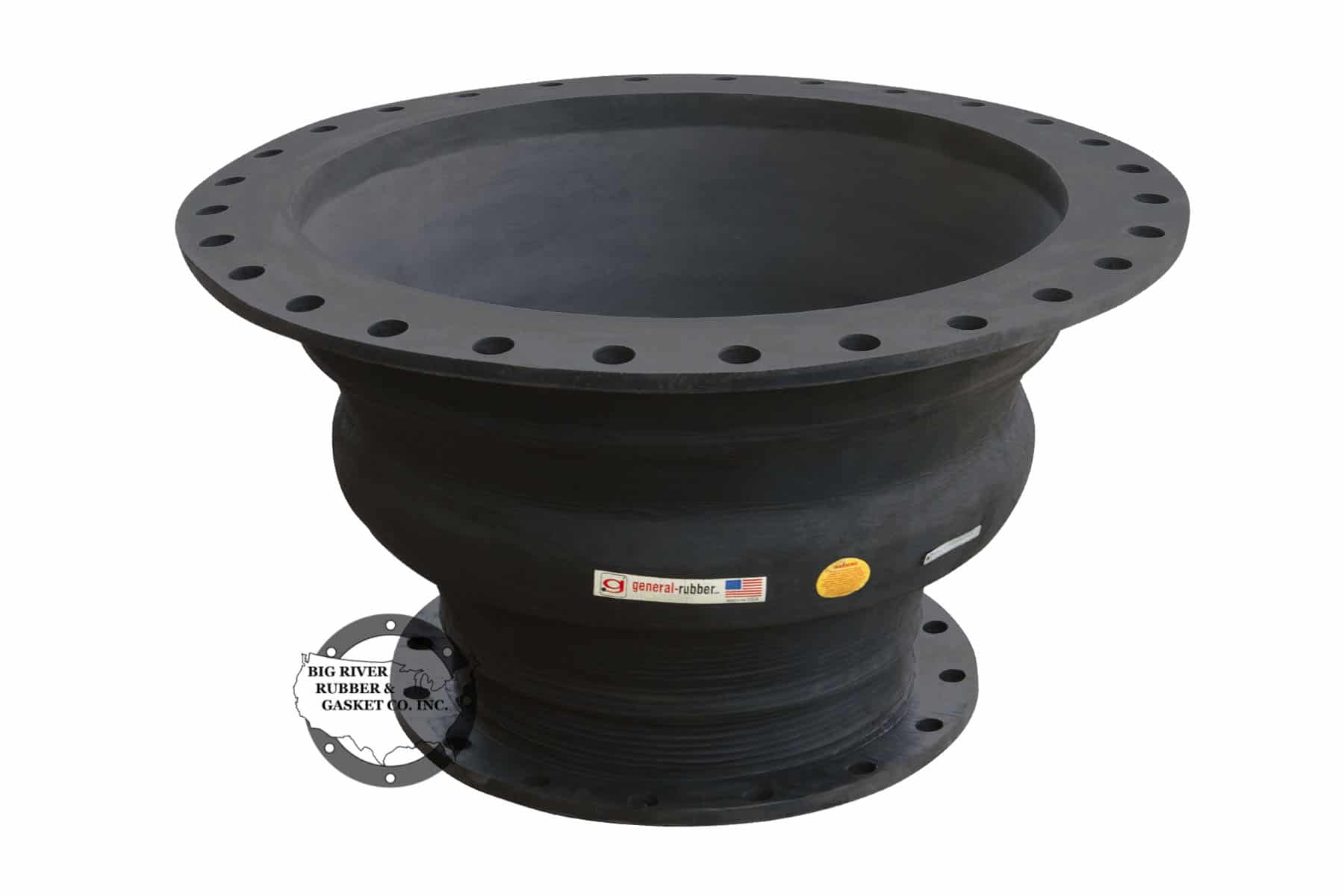 General Rubber Concentric Reducing Expansion Joint Filled Arch Style