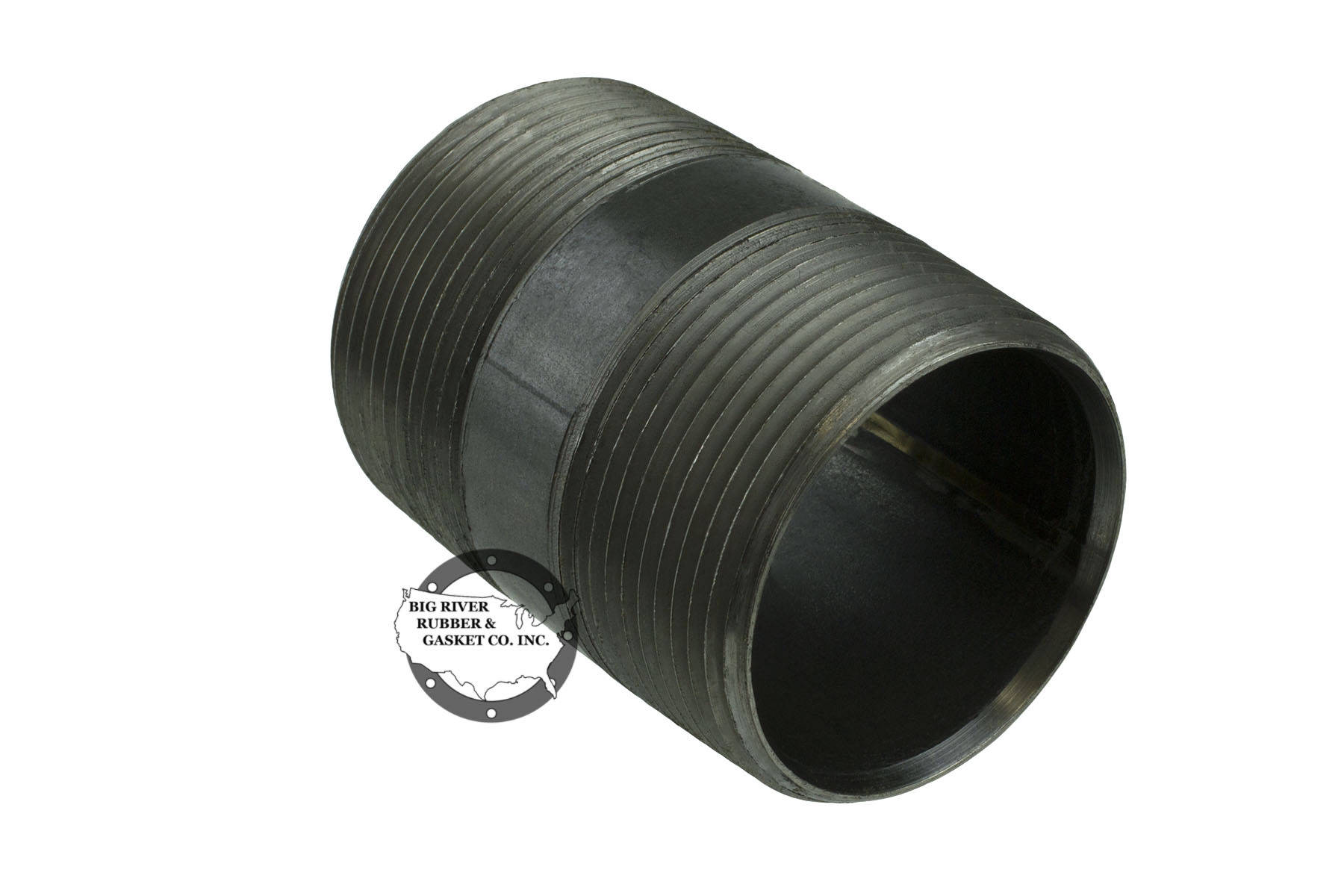 Black Iron Pipe Nipple 1 1/2″ x 2 1/2″ Big River Rubber & Gasket