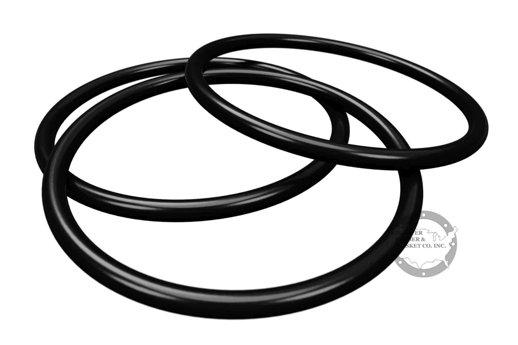 Aexit 50 stuks zwarte O-ring 0,8 mm x 0,5 mm bun-a-N materiaal oliekeerringen ringen Grommets
