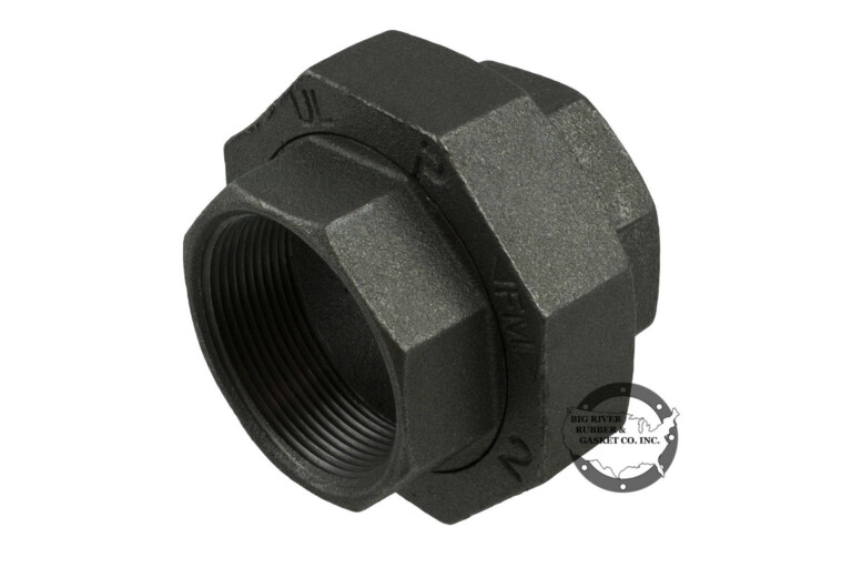 Black Iron Pipe Union 2″ Big River Rubber & Gasket