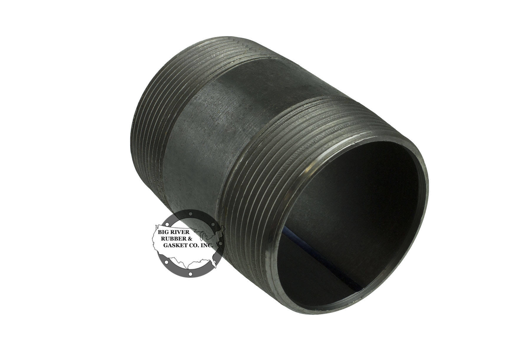 Black Iron Pipe Nipple 2″ x 3″ Big River Rubber & Gasket