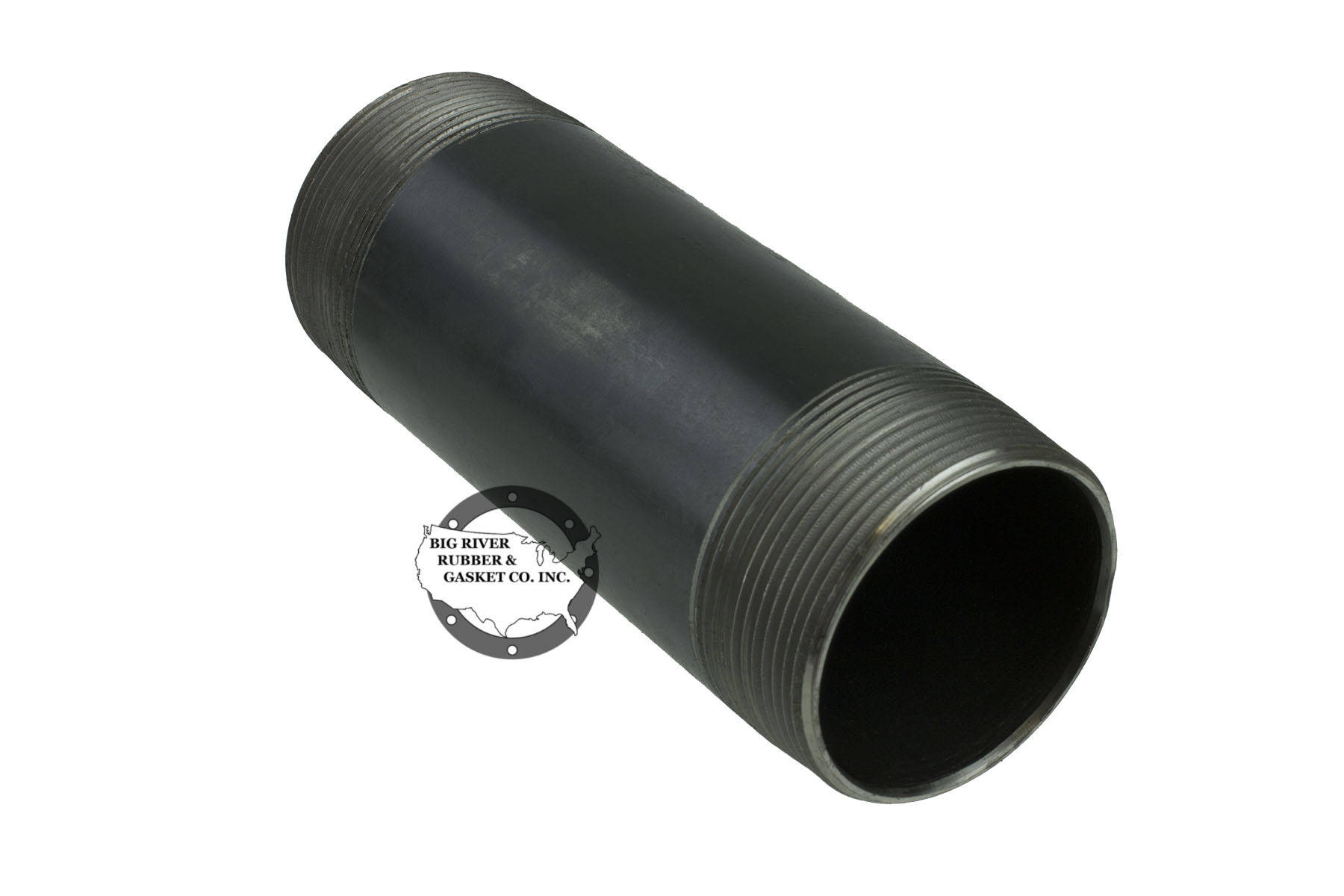 Black Iron Pipe Nipple 2″ x 6″ Big River Rubber & Gasket