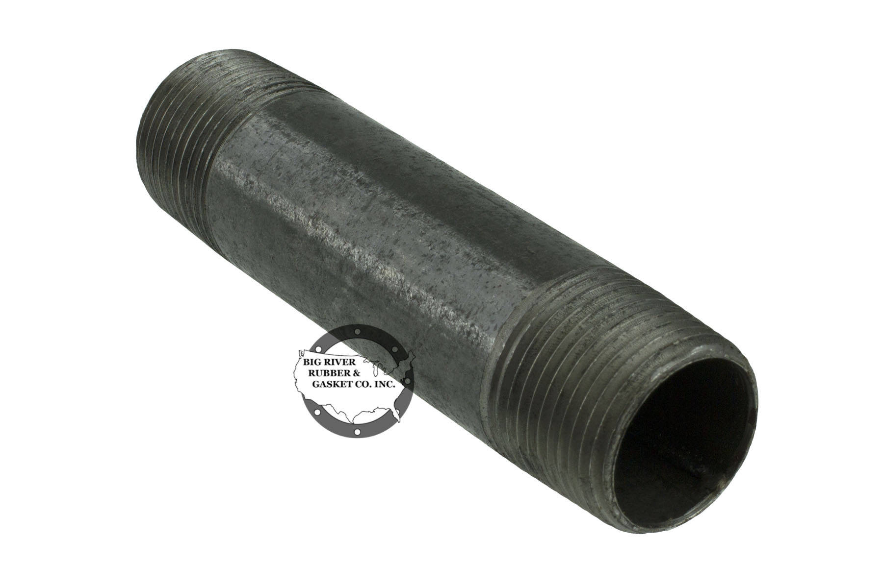 Black Iron Pipe Nipple 3/4″ x 4″ Big River Rubber & Gasket