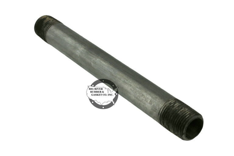 Black Iron Pipe Nipple 3/8″ x 6″ Big River Rubber & Gasket