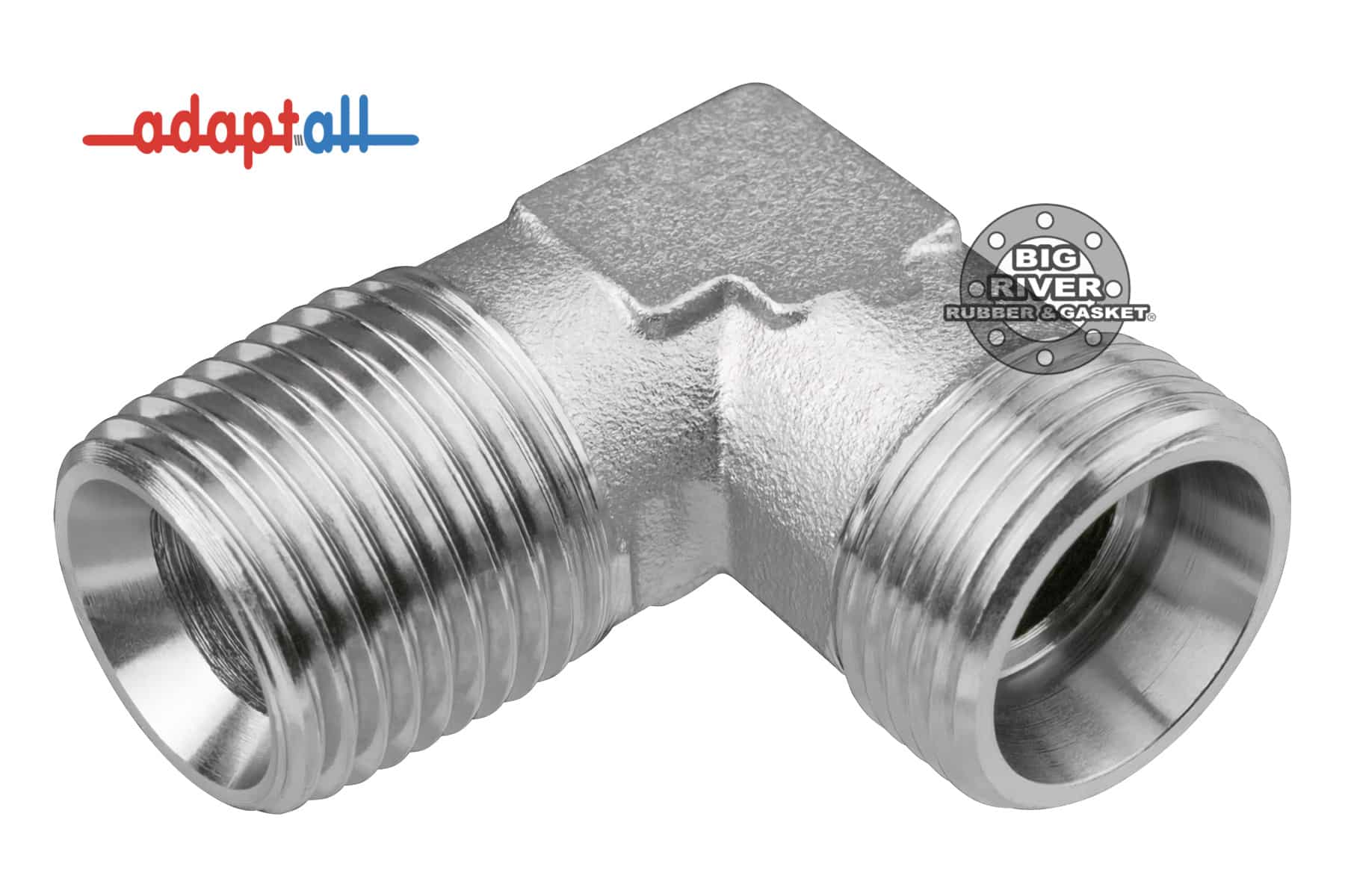 5063L-15-08 Adaptall 90° DIN X Male BSPT Elbow Hose Adapter | Big River ...