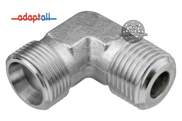 5063S-16-08 Adaptall 90° DIN X Male BSPT Elbow Hose Adapter