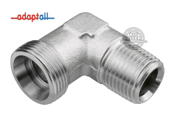 5070L-18-08 Adaptall 90° DIN X Male NPT Elbow Hose Adapter