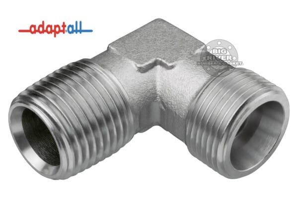 5070S-14-08 Adaptall 90° DIN X Male NPT Elbow Hose Adapter