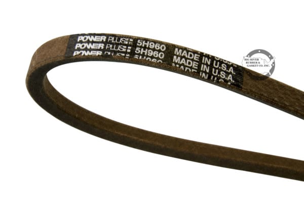 powerplus belt, thermoid powerplus belt, lawn mower belt, mower belt. brown mower belt