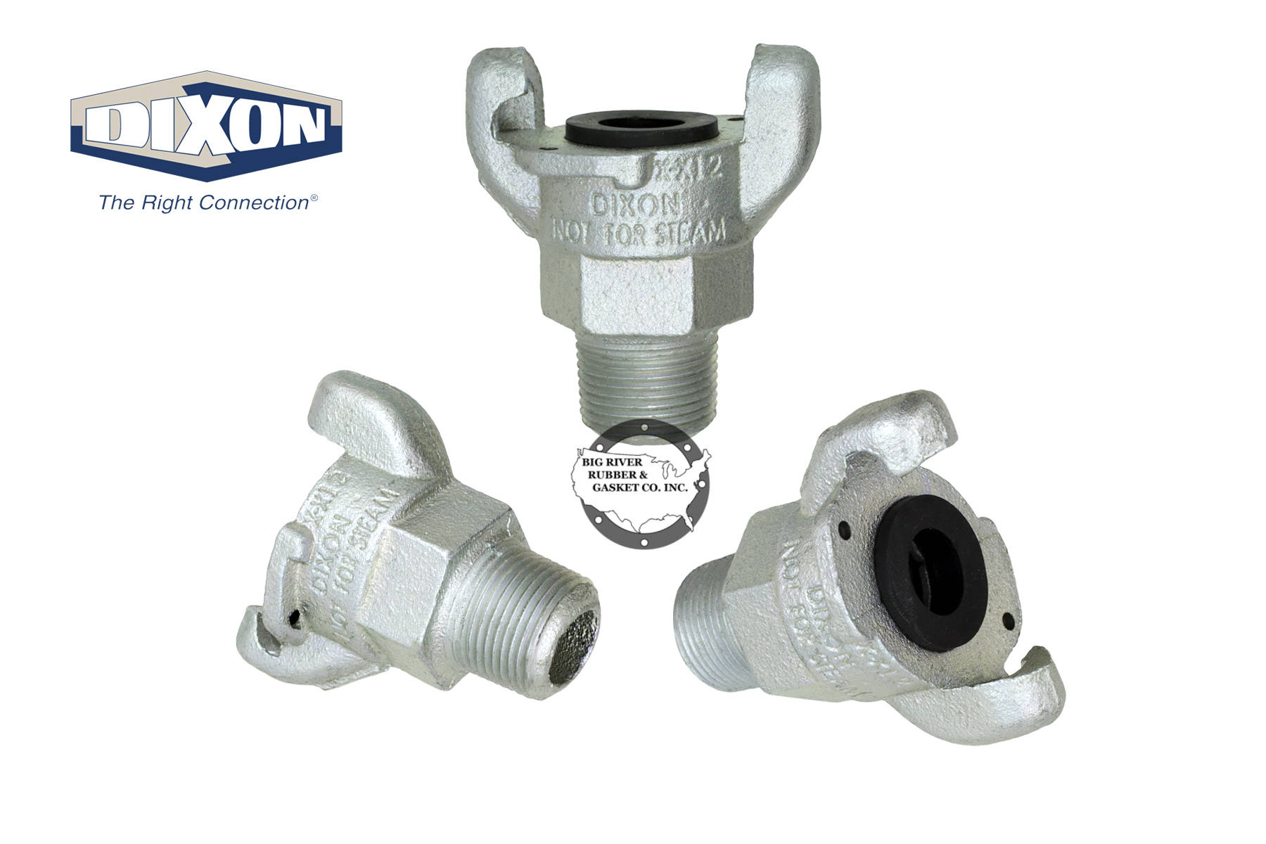 Dixon Air King™ Male NPT End AM12 Big River Rubber & Gasket