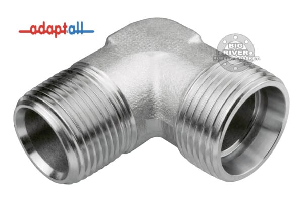 5070L-22-12 Adaptall 90­° DIN X Male NPT Elbow Adapter
