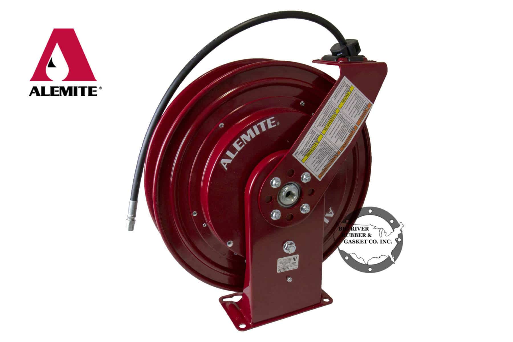 8078B Alemite Heavy Duty Grease Hose Reel Big River Rubber & Gasket