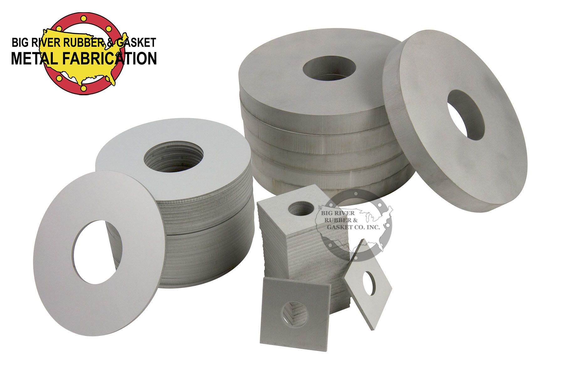 Custom Assorted Metal Washers Big River Rubber & Gasket