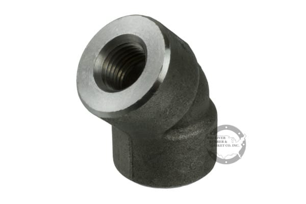 Black Iron Pipe, 45 Elbow pipe fitting, Black Pipe Fitting,