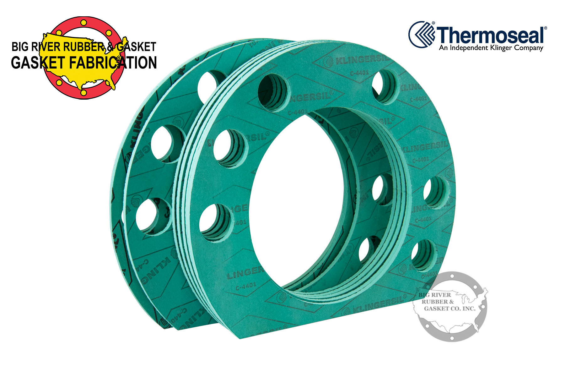 Thermoseal® Klingersil® C4401 Gasket 1/8″ Thick Big River Rubber & Gasket