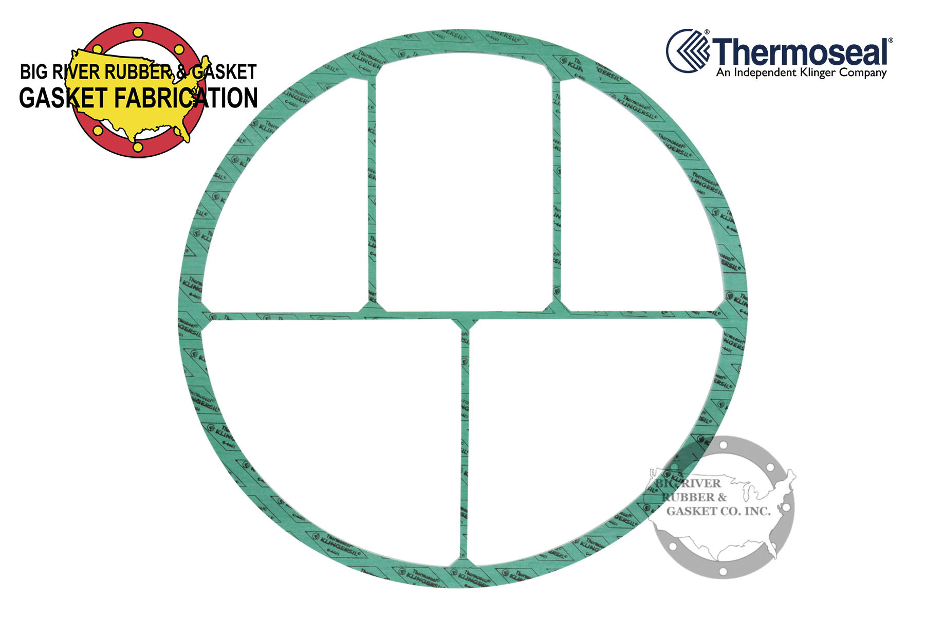 Thermoseal® Klingersil® C4401 Gasket 1/16″ Thick Big River Rubber
