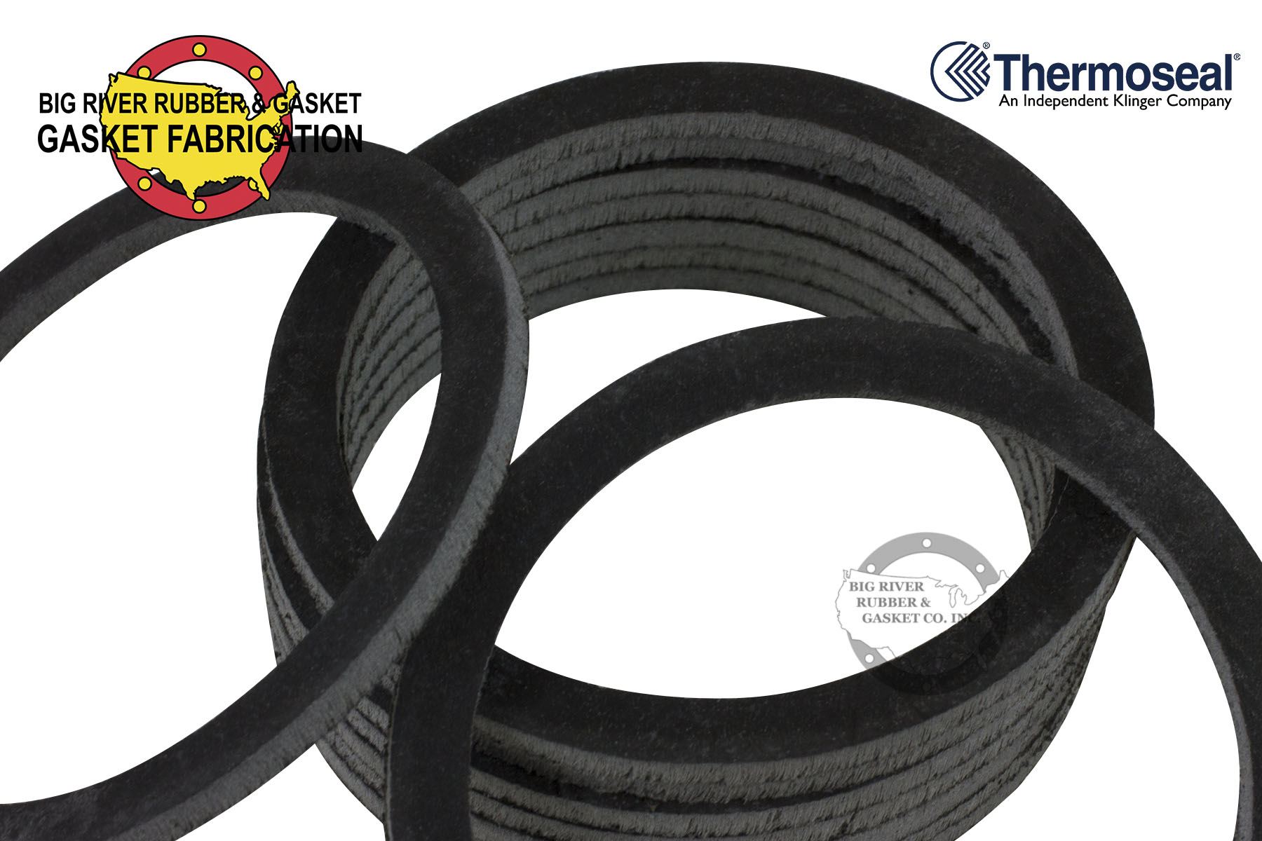 Thermoseal® Klingersil® C4500 Gasket 1/8″ Thick Big River Rubber & Gasket
