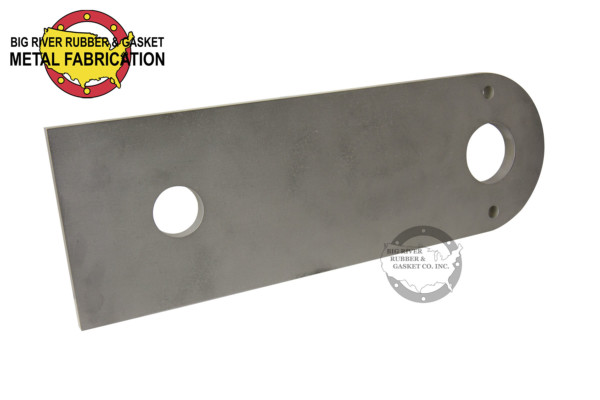Custom Part, Carbon Steel, Carbon Steel Part, carbon steel plates with two holes