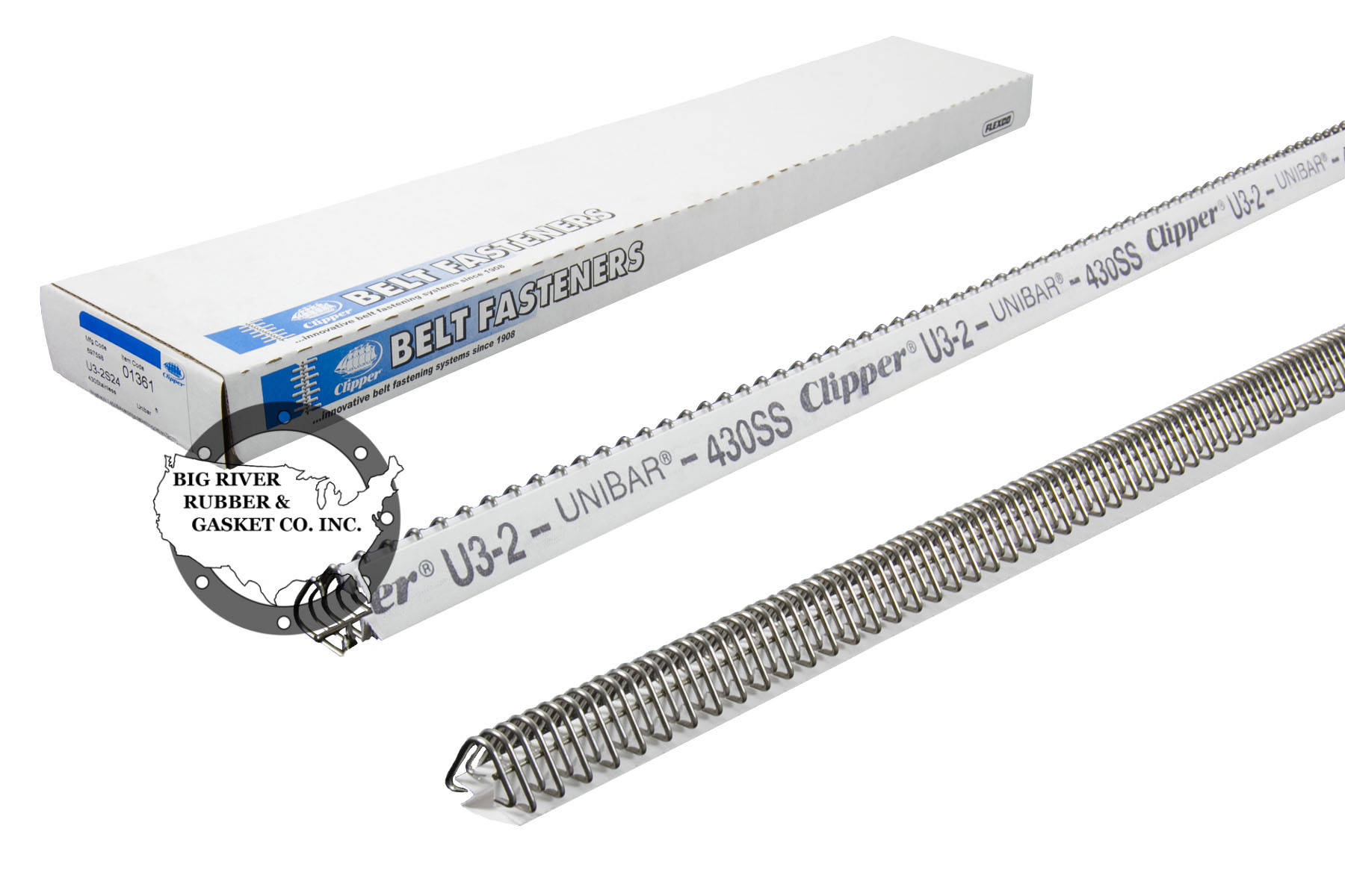 Clipper U3 2824 Belt Lacing Big River Rubber & Gasket