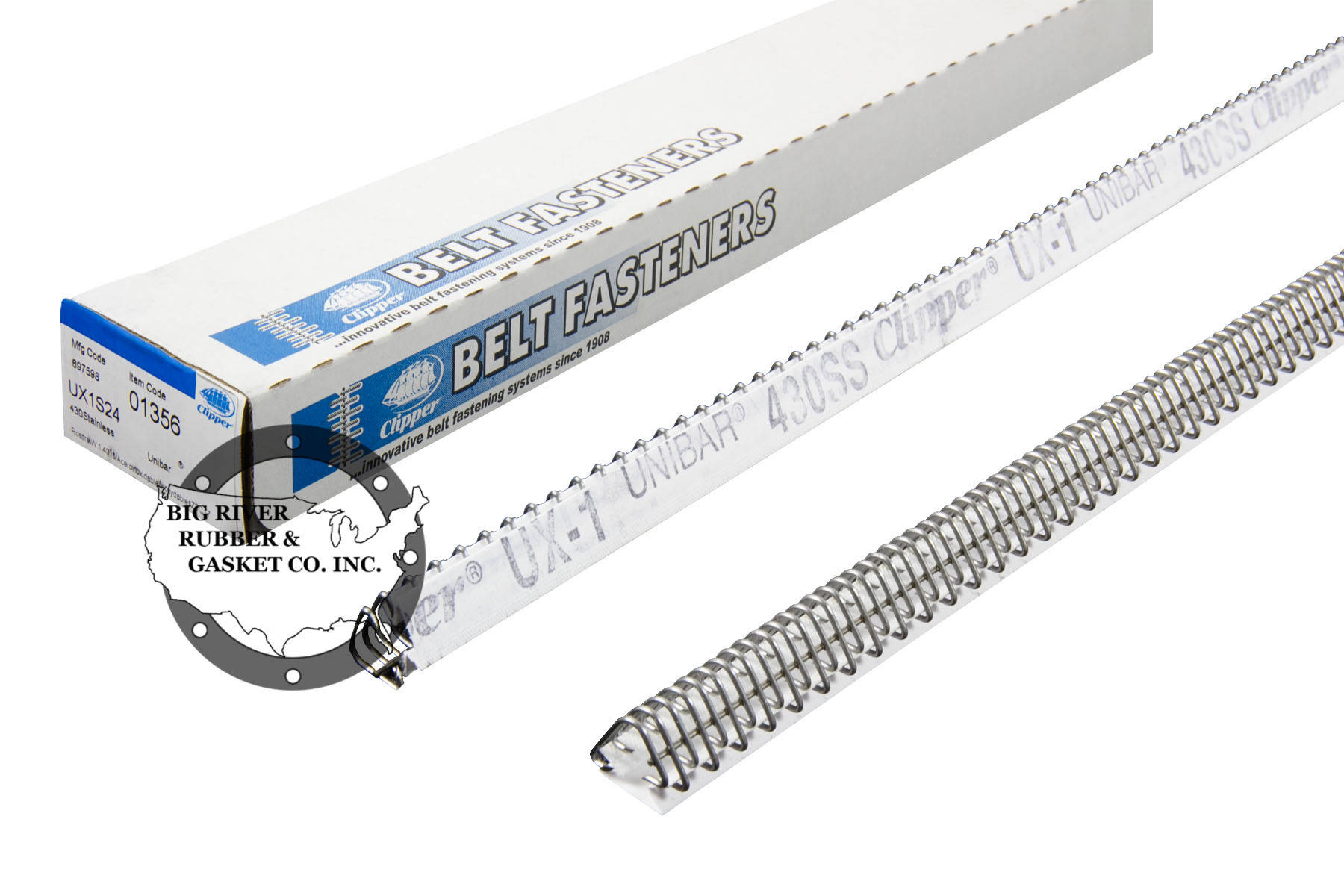 Clipper UX1S24 Belt Lacing Big River Rubber & Gasket