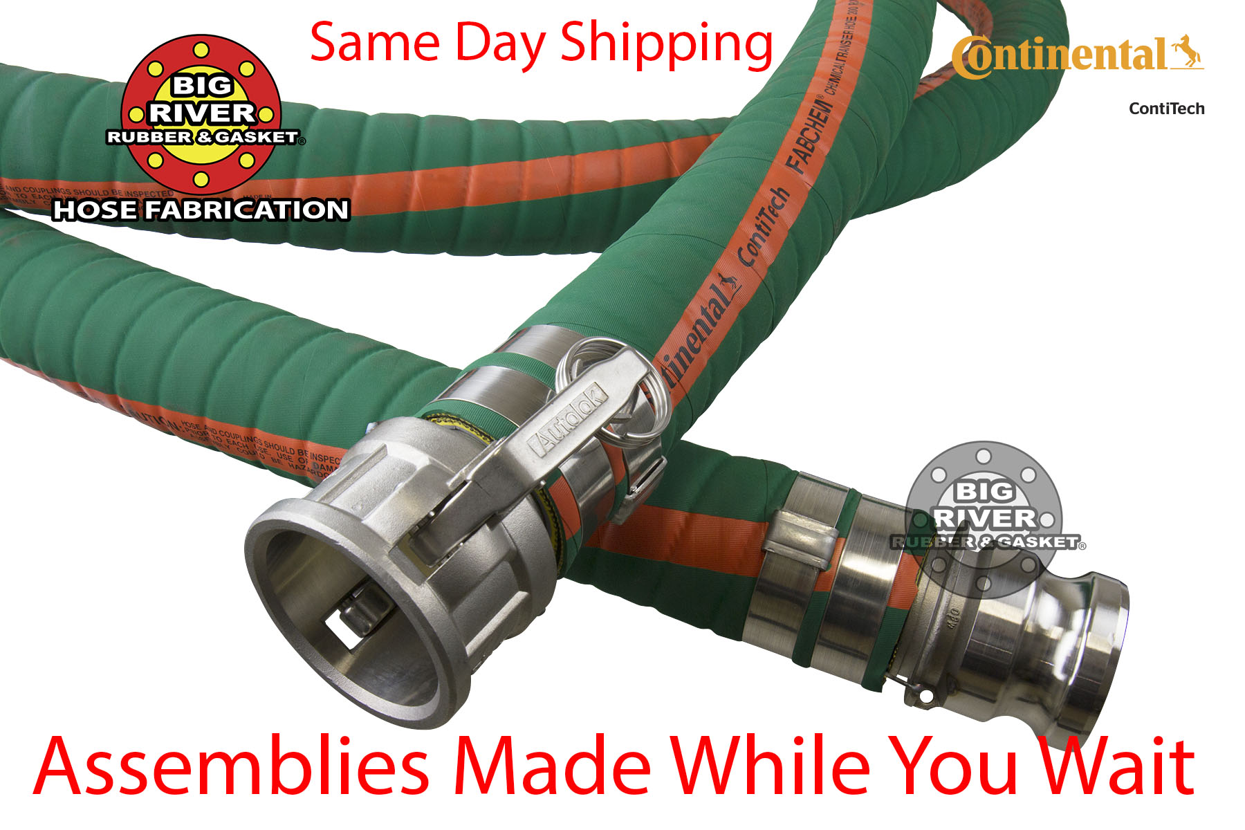 ContinentalContitech FabChem Chemical Hose Assembly Big River Rubber