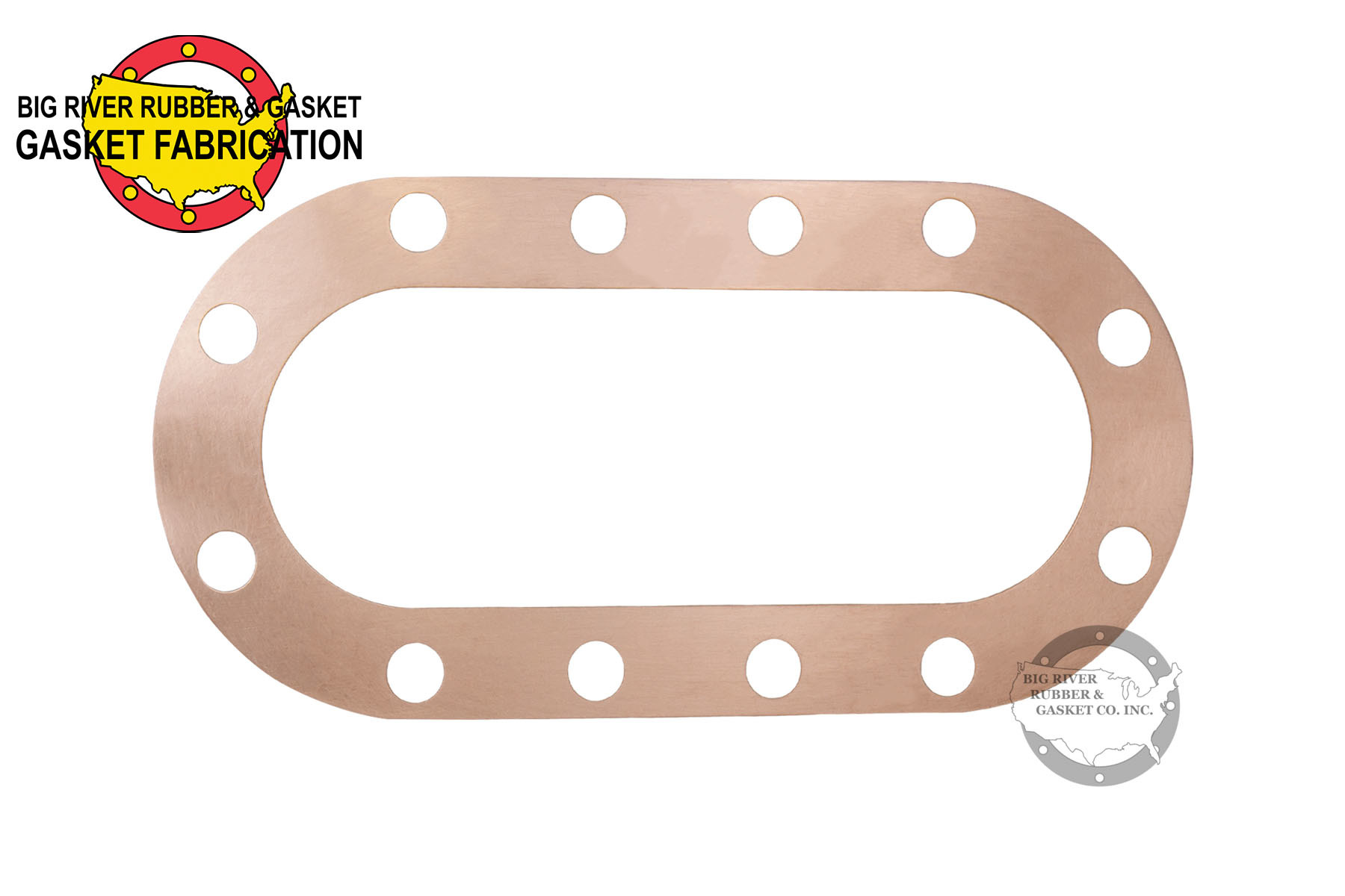 Copper Shim Gasket 1/32″ Thick Big River Rubber & Gasket