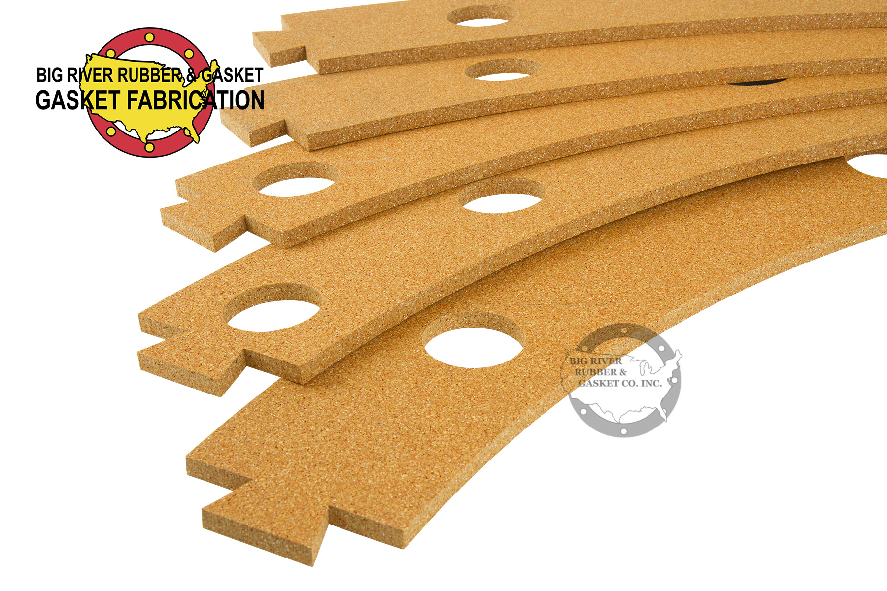 Cork & Rubber Dove Tail Gaskets Big River Rubber & Gasket