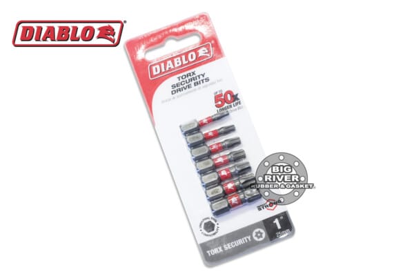 DIablo DTHV1-S7 1" Torx Security Drive Bits (7-Piece)