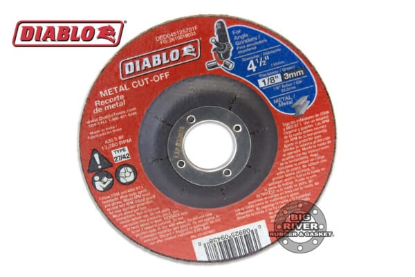 Diablo DBD045125701F 4-1/2" Type 27 Metal Cut-Off Disc