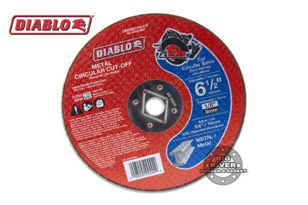 Diabo DBD065125L01F 6-1/2" Metal Cut-Off Disc