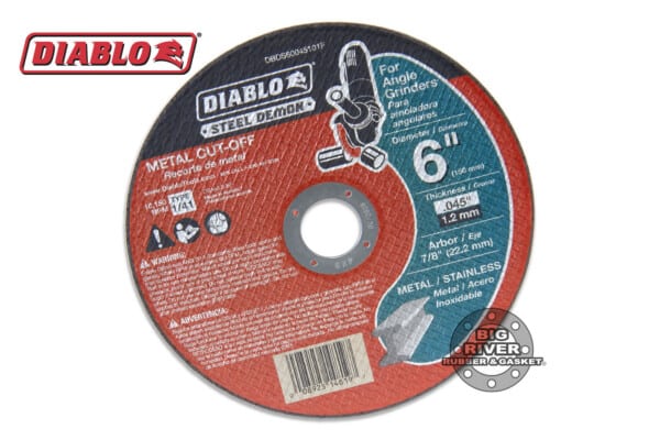 Diablo DBDS60045101F 6" Type 1 Steel Demon™ Metal Cut-Off Disc