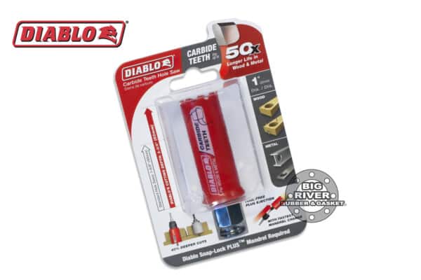 Diablo DHS1000CT 1" Carbide Teeth Hole Saw for Wood and Metal