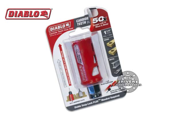 Diablo DHS1250CT 1-1/4" Carbide Teeth Hole Saw for Wood and Metal