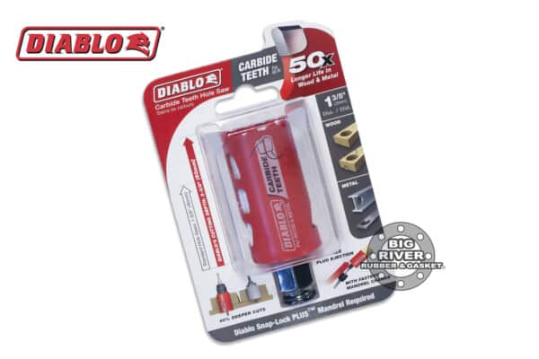 Diablo DHS1375CT 1-3/8" Carbide Teeth Hole Saw for Wood and Metal