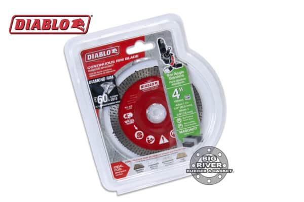 Diablo DMADC0400 4" Diamond Continuous Rim Masonry Cut-Off Disc