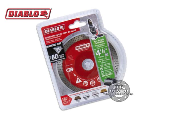 Diablo DMADC0450 4-1/2" Diamond Continuous Rim Masonry Cut-Off Disc