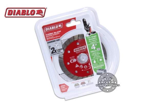 Diablo DMADT0400 4" Diamond Turbo Masonry Cut-Off Disc