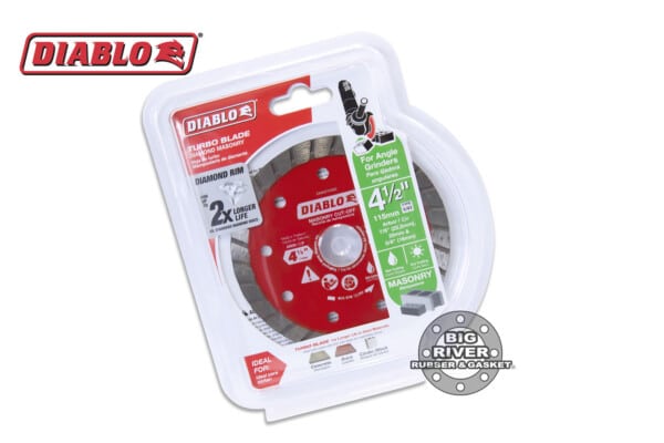 Diablo DMADT0450 4-1/2" Diamond Turbo Masonry Cut-Off Disc