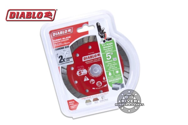 Diablo DMADT0500 5" Diamond Turbo Masonry Cut-Off Disc