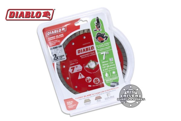 Diablo DMADT0700 7" Diamond Turbo Masonry Cut-Off Disc