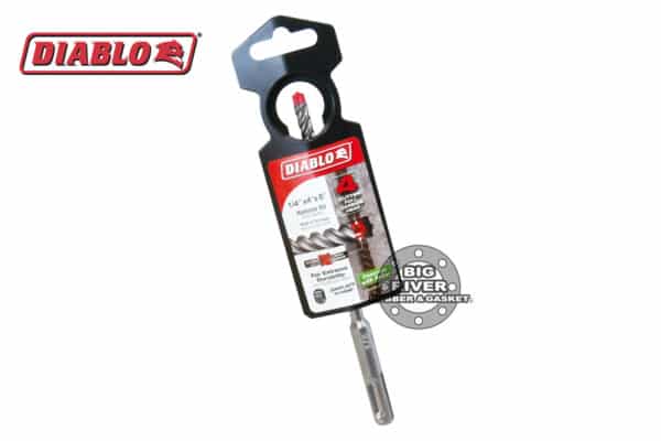 Diablo DMAPL4070 1/4" x 4" x 6" Rebar Demon™ SDS-Plus 4-Cutter Full Carbide Head Hammer Drill Bit