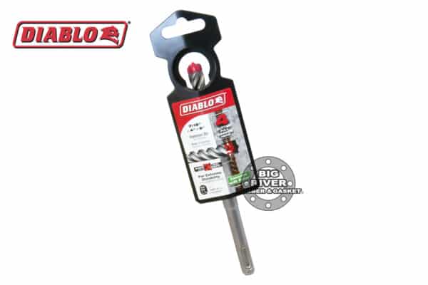 Diablo DMAPL4174 7/16" x 4" x 6" Rebar Demon™ SDS-Plus 4-Cutter Full Carbide Head Hammer Drill Bit