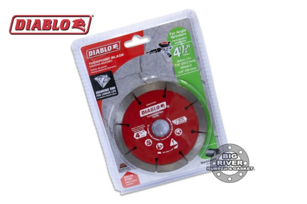 Diablo DMATP0450 4-1/2" Concrete Demon™ Diamond Segmented Turbo Tuckpoint Blade for Mortar Joints