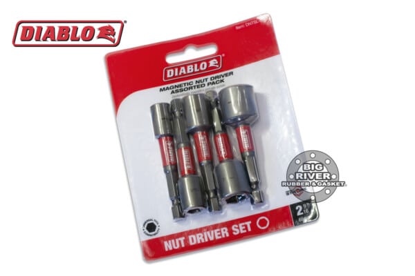 Diablo DNTSL-S5 2-9/16" Magnetic Nut Driver Assorted Pack (5-Piece)